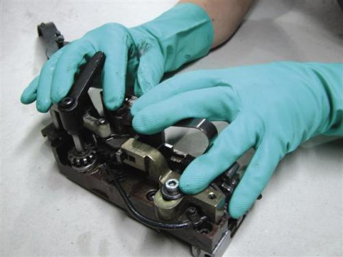 Nitrile Heavy Duty Green Rubber Gloves  S/M/L/XL